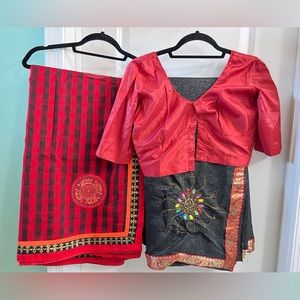 Indian wedding saree sari